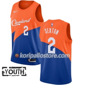 Cleveland Cavaliers Collin Sexton 2 2018-19 Nike City Edition Sininen Lasten Pelipaidat Swingman